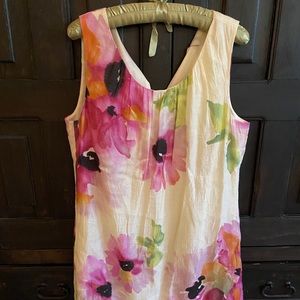 Lined above knee dress